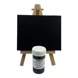 COAL BLACK Hydrocryl Artist Flow Acrylic 21ml Sampler