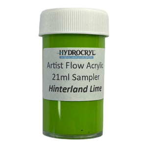 HINTERLAND LIME Hydrocryl Artist Flow Acrylic 21ml Sampler