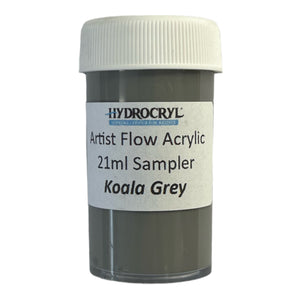 KOALA GREY Hydrocryl Artist Flow Acrylic 21ml Sampler