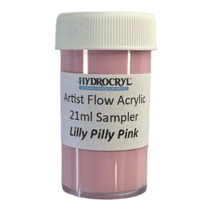 LILLY PILLY PINK Hydrocryl Artist Flow Acrylic 21ml Sampler