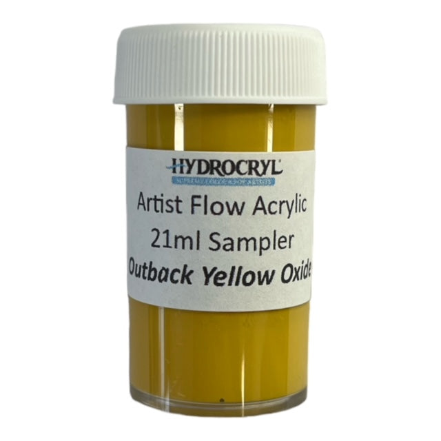 OUTBACK YELLOW OXIDE Hydrocryl Artist Flow Acrylic 21ml Sampler