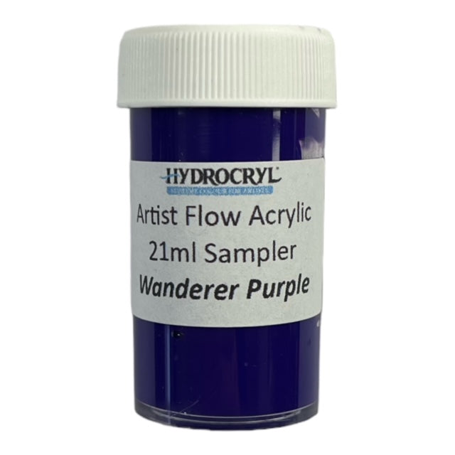 WANDERER PURPLE Hydrocryl Artist Flow Acrylic 21ml Sampler