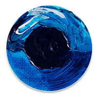 Phthalo Blue acrylic paint