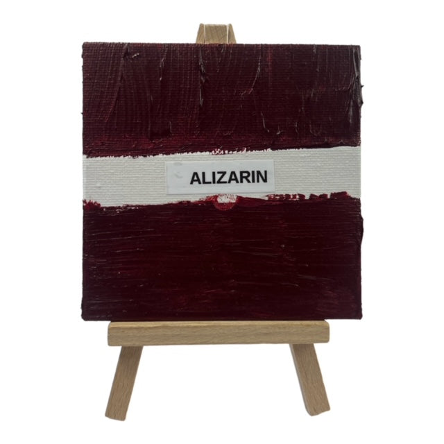 Alizarin acrylic paint
