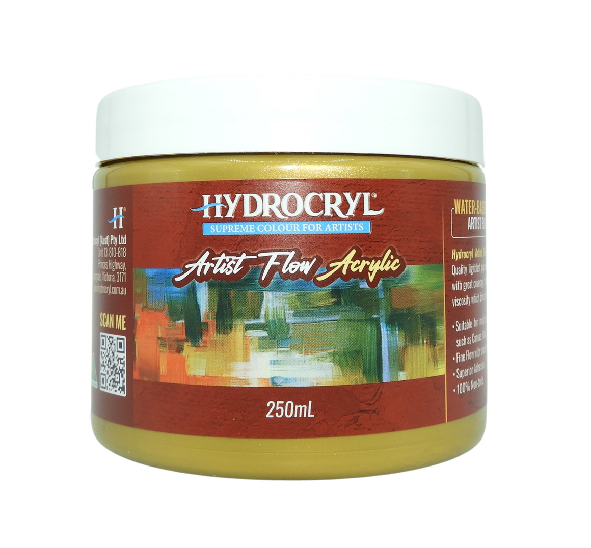BALLARAT GOLD Hydrocryl Artist Flow Acrylic 250ml
