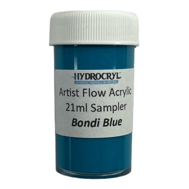 BONDI BLUE Hydrocryl Artist Flow Acrylic 21ml Sampler