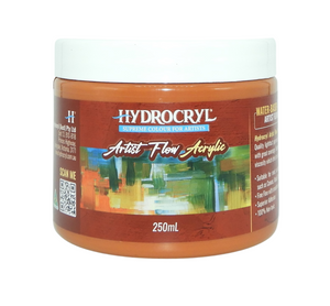 NULLARBOR RAW SIENNA Hydrocryl Artist Flow Acrylic 250ml