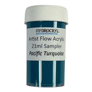 PACIFIC TURQUOISE Hydrocryl Artist Flow Acrylic 21ml Sampler