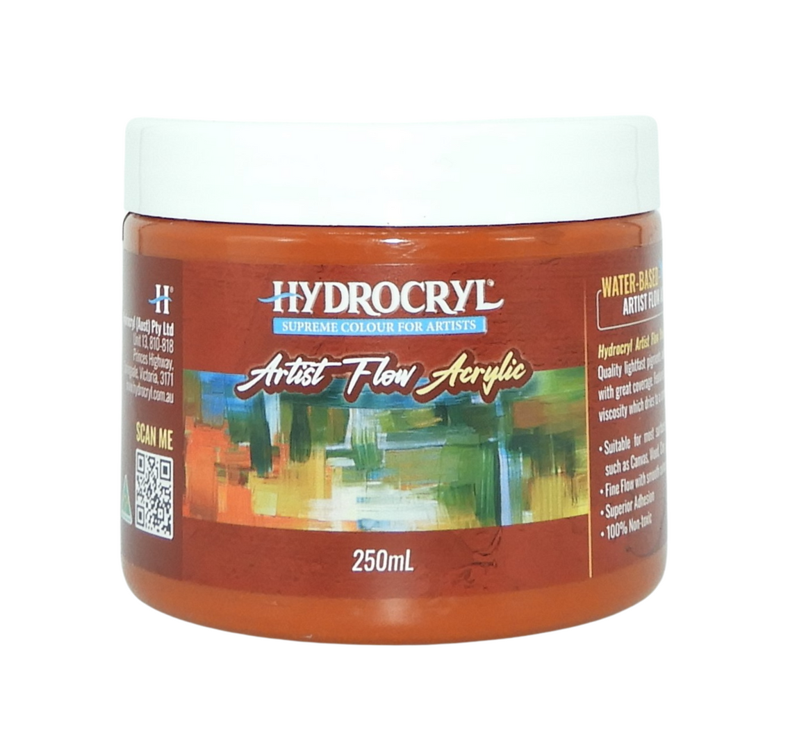 PADDINGTON RED Hydrocryl Artist Flow Acrylic 250ml
