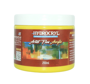 SUNRISE YELLOW Hydrocryl Artist Flow Acrylic 250ml