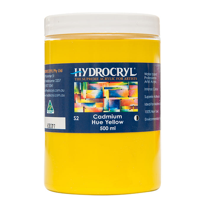 Cadmium Hue Yellow acrylic paint