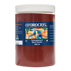 Transparent Red Oxide acrylic paint non toxic
